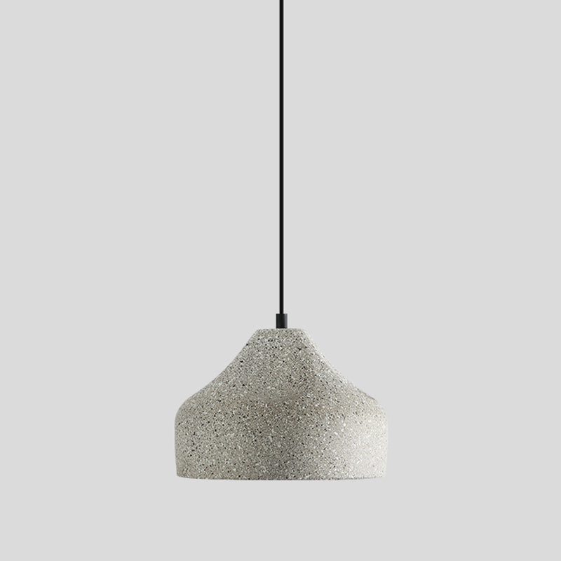 Geometrical Restaurant Ceiling Light Cement Single Simplicity Hanging Pendant Light
