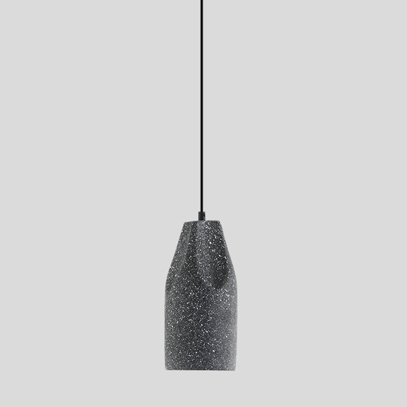Geometrical Restaurant Ceiling Light Cement Single Simplicity Hanging Pendant Light