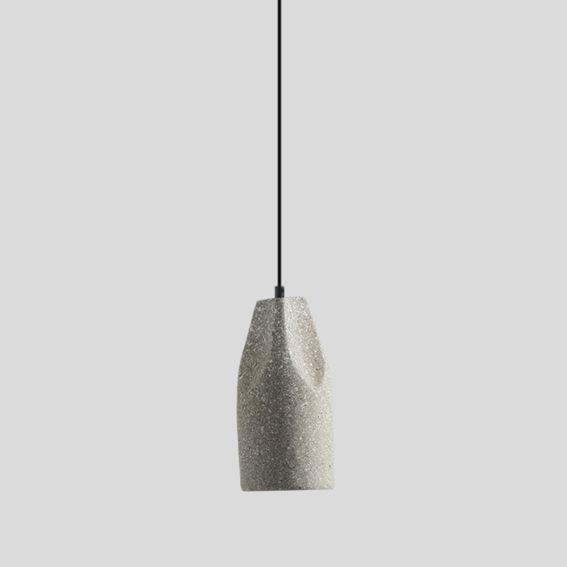 Geometrical Restaurant Ceiling Light Cement Single Simplicity Hanging Pendant Light