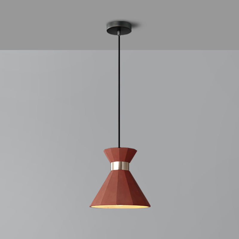 Noordse stijl kasteel zeemeermin hanger licht cement single-bulb slaapkamer suspensie verlichtingsarmatuur