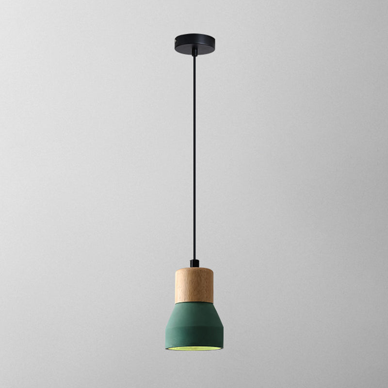 Ciment Bell Suspension Light Modern Style 1-Light Pendant Lightture pour salle à manger