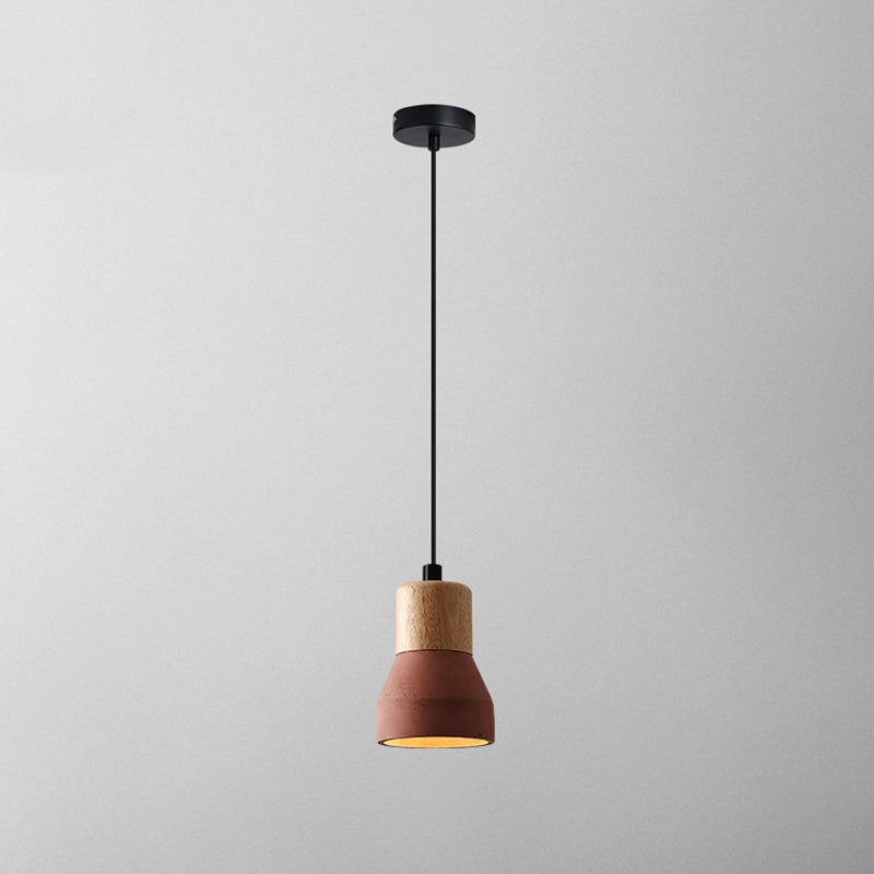 Ciment Bell Suspension Light Modern Style 1-Light Pendant Lightture pour salle à manger