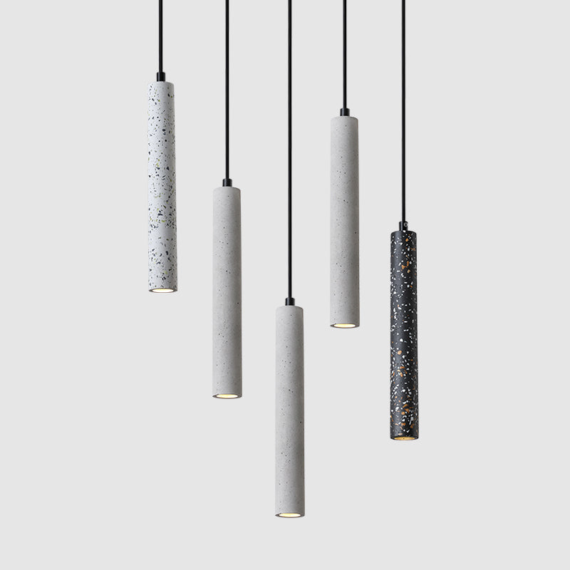 Cementbuisophanging verlichting eenvoud 1-licht hanger plafondlicht voor eetkamer