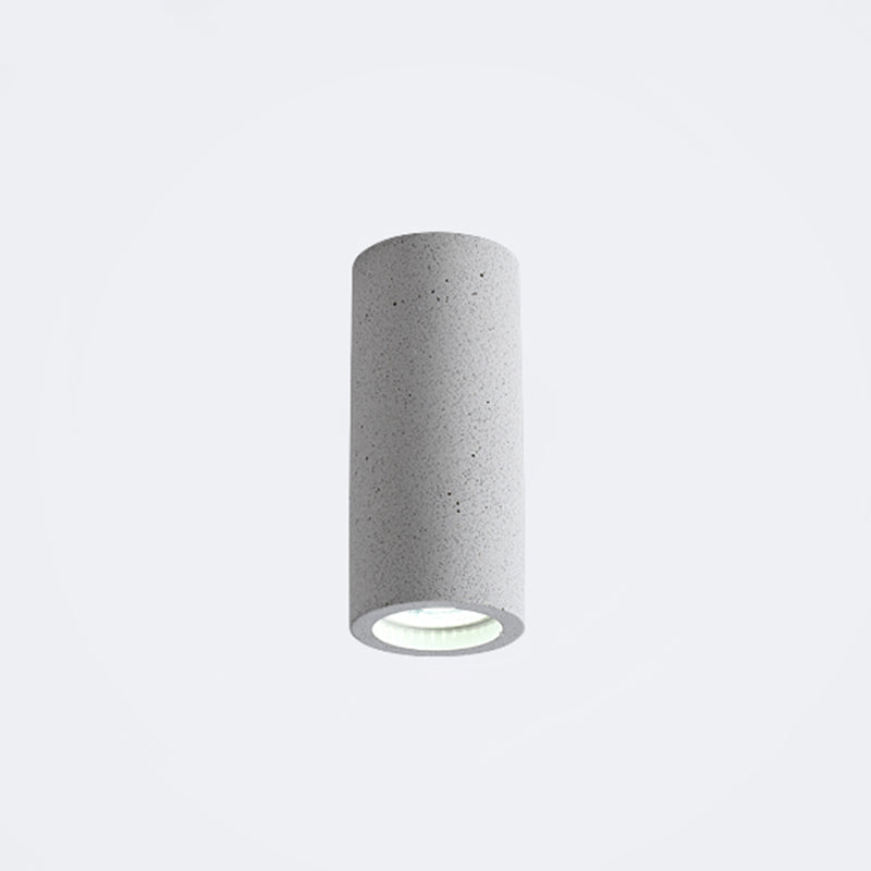 Cilindergang Inbouwplafondlamp Cement Minimalistische LED-inbouwverlichtingsarmatuur