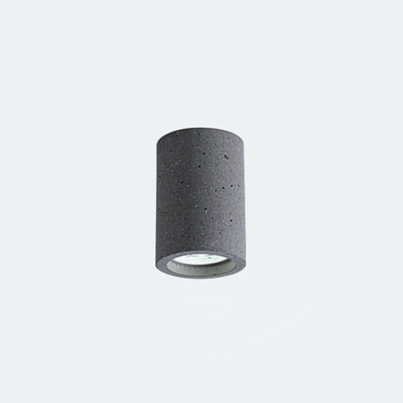 Cilindergang Inbouwplafondlamp Cement Minimalistische LED-inbouwverlichtingsarmatuur
