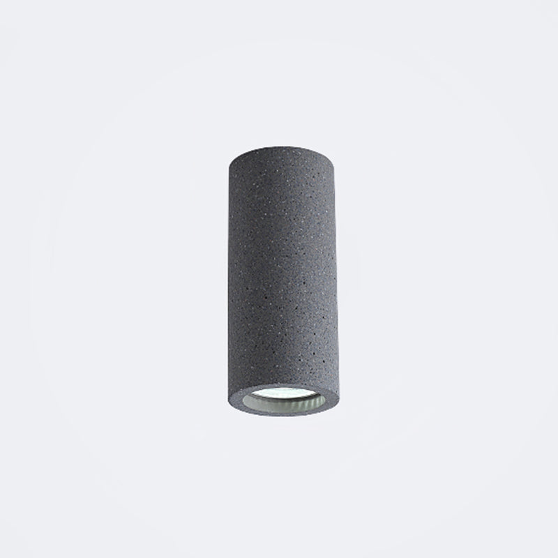 Cilindergang Inbouwplafondlamp Cement Minimalistische LED-inbouwverlichtingsarmatuur