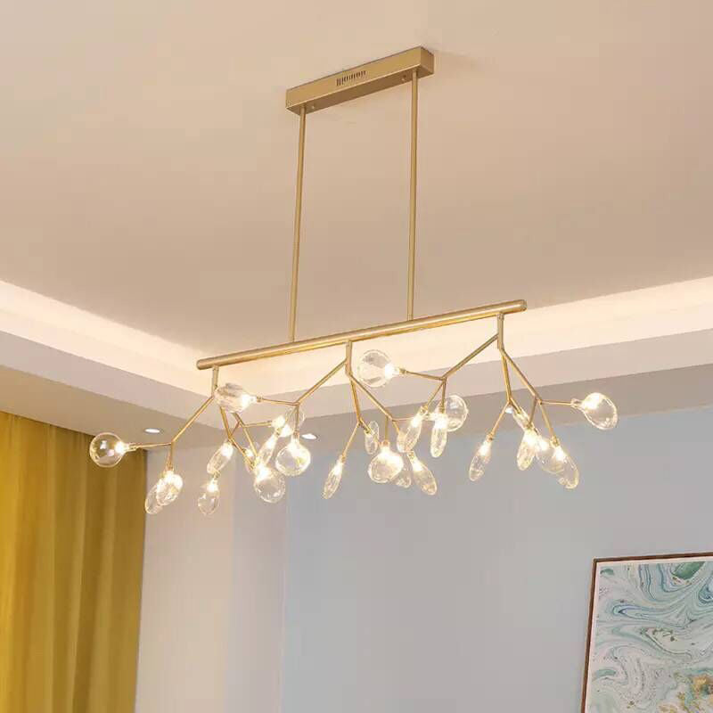 Luce a ciondolo a LED LED OMAGGIO Firefly Simpless Glass Dining Room Isola Hanging Light