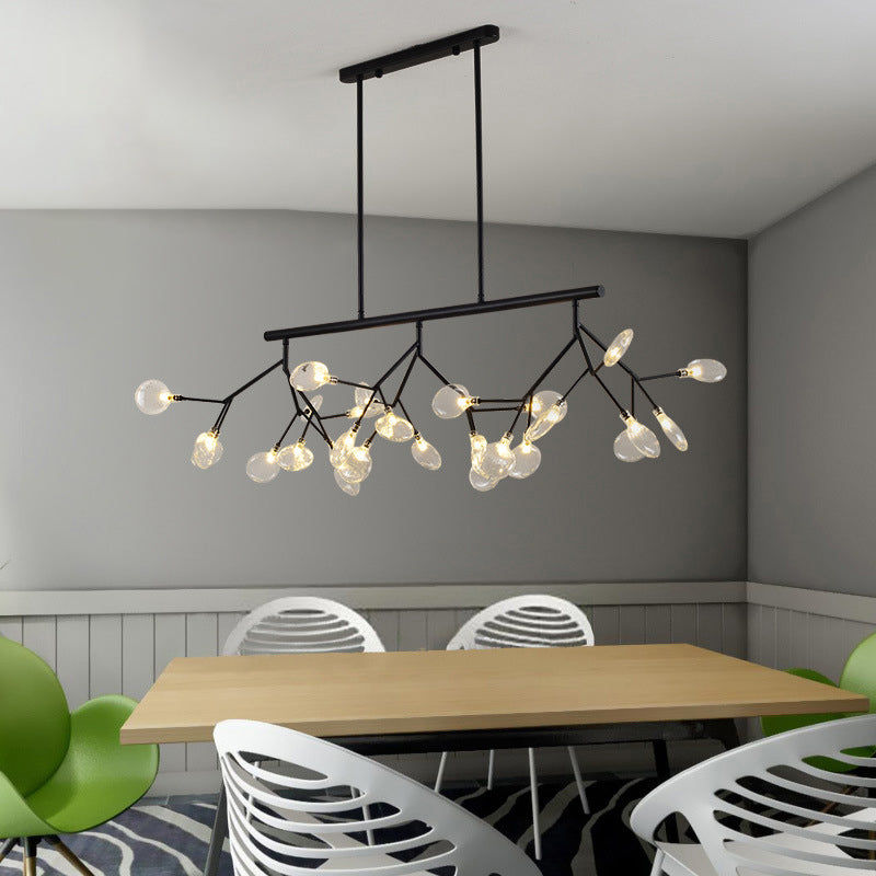 Luce a ciondolo a LED LED OMAGGIO Firefly Simpless Glass Dining Room Isola Hanging Light