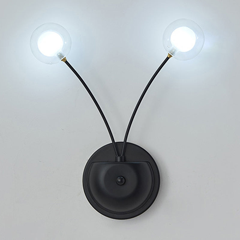 Shaded Living Room LED Wall Mounted Light Glass Nordic Simplicity Wall Lighting Fixture