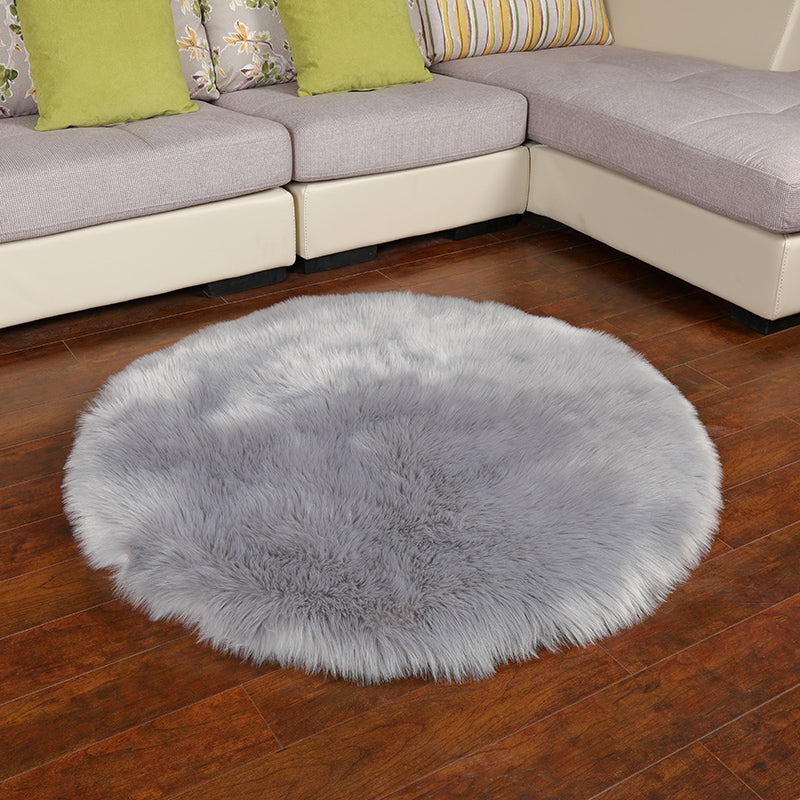 Moderner fester Farbe Teppich Mehrfachfarbener Shag Indoor Teppich Anti-Rutsch-Rückenwaschmaschinen-Teppich für Raumdekoration