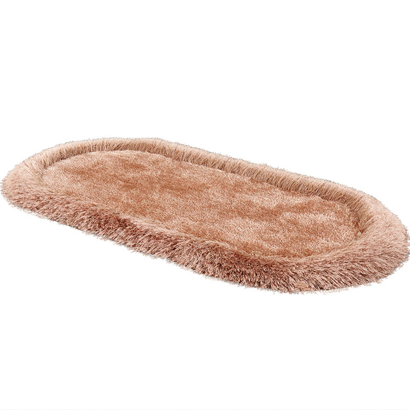 Ontspannende massief kleuren Tapijt Multi -kleuren Fluffy binnen Tapijt Huisdiervriendelijk wasbaar tapijt voor slaapkamer