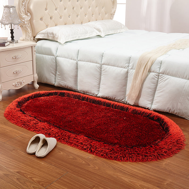 Ontspannende massief kleuren Tapijt Multi -kleuren Fluffy binnen Tapijt Huisdiervriendelijk wasbaar tapijt voor slaapkamer