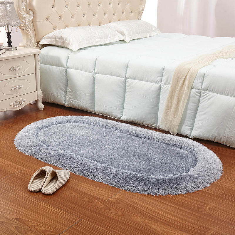 Ontspannende massief kleuren Tapijt Multi -kleuren Fluffy binnen Tapijt Huisdiervriendelijk wasbaar tapijt voor slaapkamer