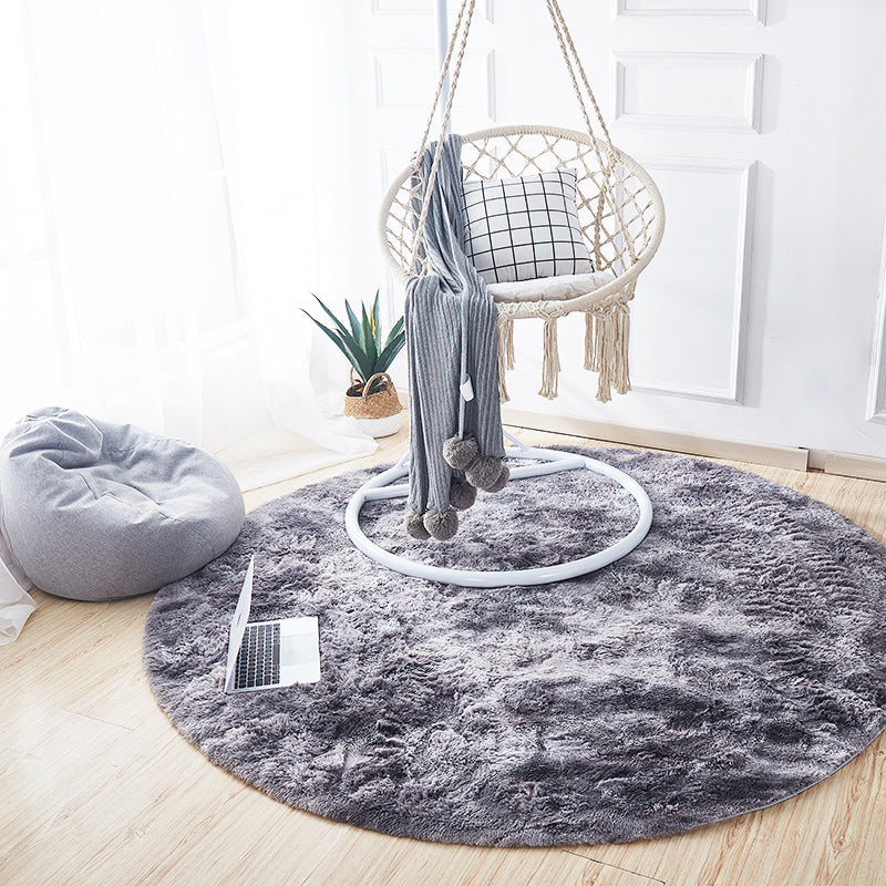 Komfort Schlafzimmer Teppich mehrfarbige Krawattenfarbstoff Teppich Flauschiger Anti-Schlupf-Rückschlag Teppich