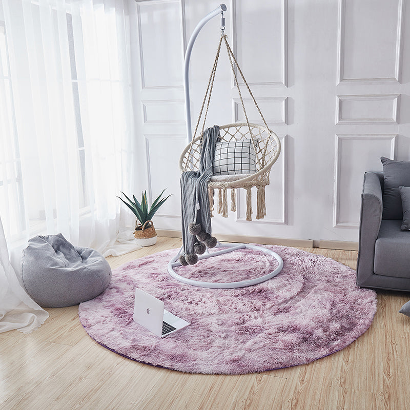 Komfort Schlafzimmer Teppich mehrfarbige Krawattenfarbstoff Teppich Flauschiger Anti-Schlupf-Rückschlag Teppich