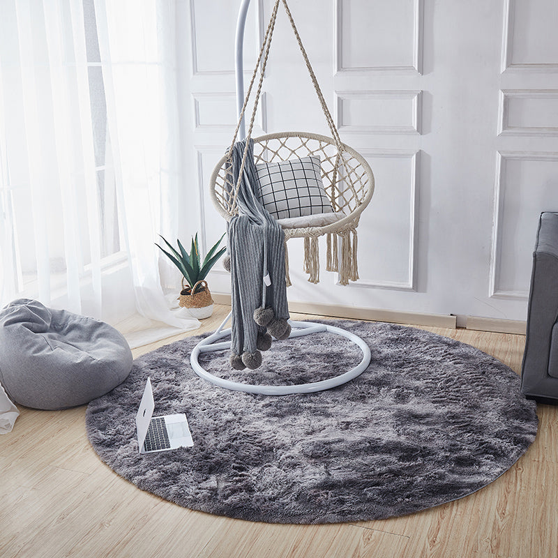 Komfort Schlafzimmer Teppich mehrfarbige Krawattenfarbstoff Teppich Flauschiger Anti-Schlupf-Rückschlag Teppich