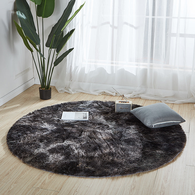 Komfort Schlafzimmer Teppich mehrfarbige Krawattenfarbstoff Teppich Flauschiger Anti-Schlupf-Rückschlag Teppich