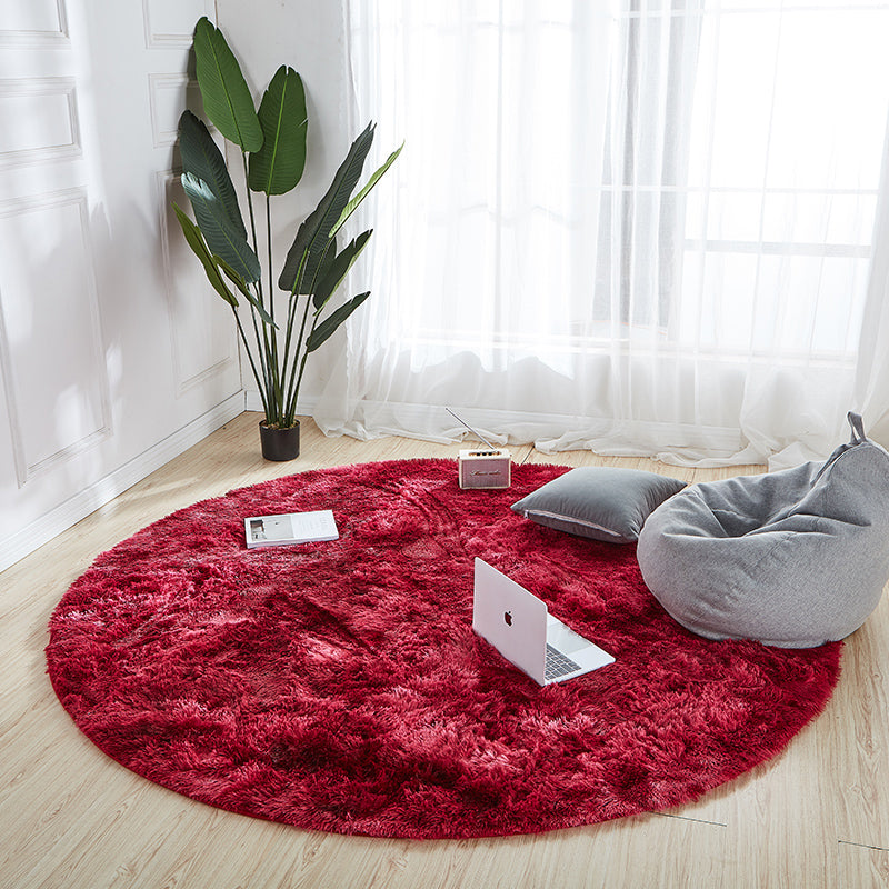 Komfort Schlafzimmer Teppich mehrfarbige Krawattenfarbstoff Teppich Flauschiger Anti-Schlupf-Rückschlag Teppich