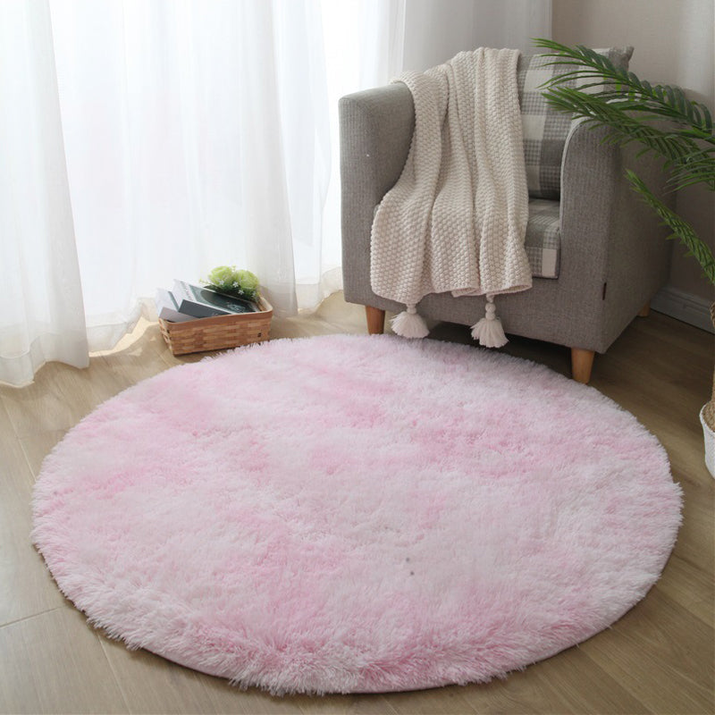 Calming Tie Dye Printed Rug Multi Color Fluffy Rug Easy Care Anti-Slip Backing Area Carpet