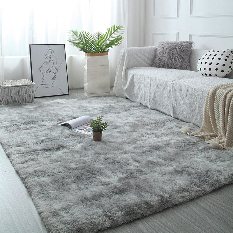 Tappeto scandinavo del soggiorno a più colori shag shag non slittata per animali domestici
