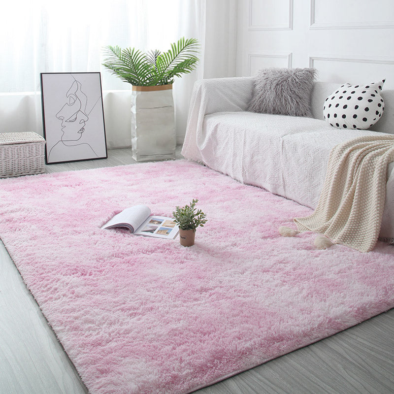 Tappeto scandinavo del soggiorno a più colori shag shag non slittata per animali domestici