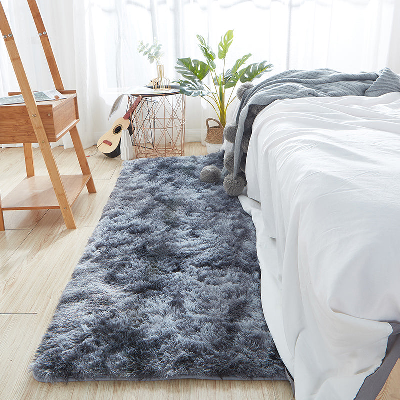 Casual Multi Color Relaxing Rug Fluffy Tie Dye Printed Carpet Anti-Slip Backing Machine Washable Rug for Room