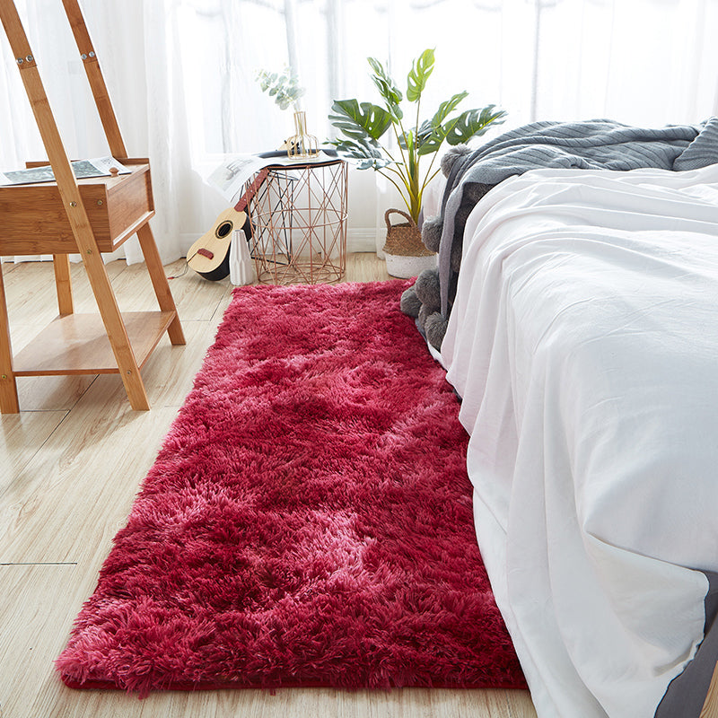 Casual Multi Color Relaxing Rug Fluffy Tie Dye Printed Carpet Anti-Slip Backing Machine Washable Rug for Room