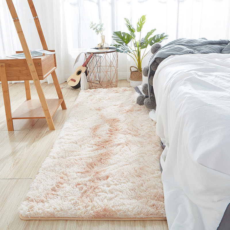 Casual Multi Color Relaxing Rug Fluffy Tie Dye Printed Carpet Anti-Slip Backing Machine Washable Rug for Room