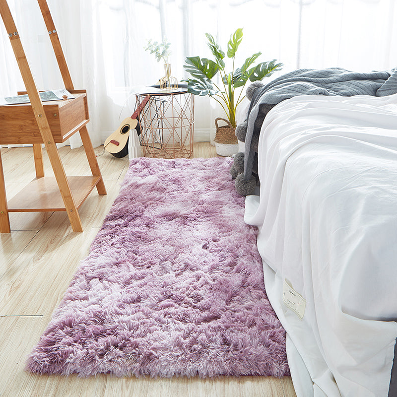 Casual Multi Color Relaxing Rug Fluffy Tie Dye Printed Carpet Anti-Slip Backing Machine Washable Rug for Room