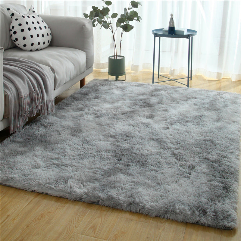 Minimalistischer Rug Multi-Farb-Kunstfell-Innenteppichmaschine Waschbarer Anti-Schlupf-Teppich für Wohnzimmer