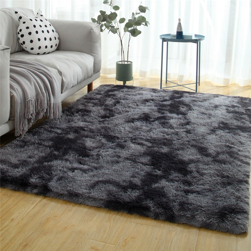 Minimalistischer Rug Multi-Farb-Kunstfell-Innenteppichmaschine Waschbarer Anti-Schlupf-Teppich für Wohnzimmer