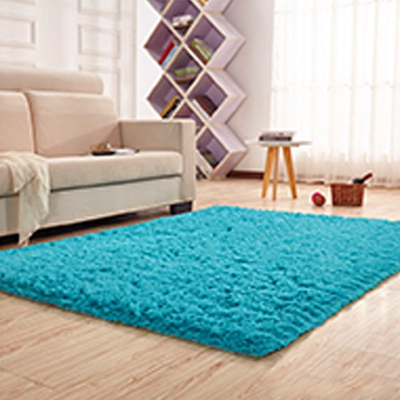 Minimalistischer Rug Multi-Farb-Kunstfell-Innenteppichmaschine Waschbarer Anti-Schlupf-Teppich für Wohnzimmer