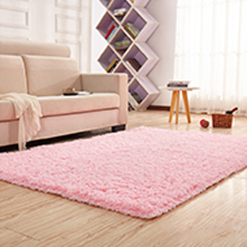 Minimalistischer Rug Multi-Farb-Kunstfell-Innenteppichmaschine Waschbarer Anti-Schlupf-Teppich für Wohnzimmer