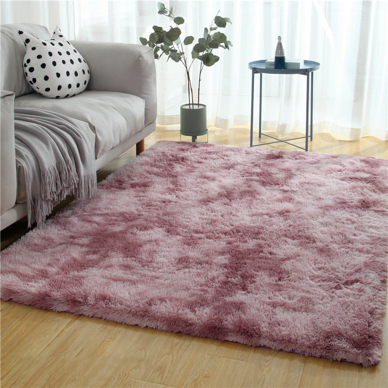 Minimalistischer Rug Multi-Farb-Kunstfell-Innenteppichmaschine Waschbarer Anti-Schlupf-Teppich für Wohnzimmer