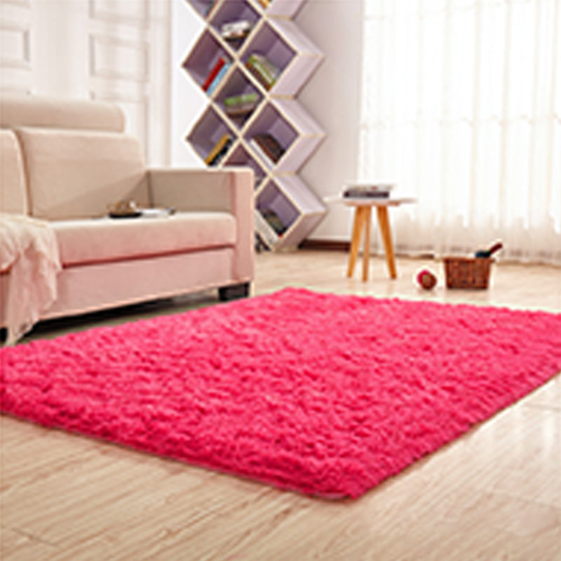 Minimalistischer Rug Multi-Farb-Kunstfell-Innenteppichmaschine Waschbarer Anti-Schlupf-Teppich für Wohnzimmer