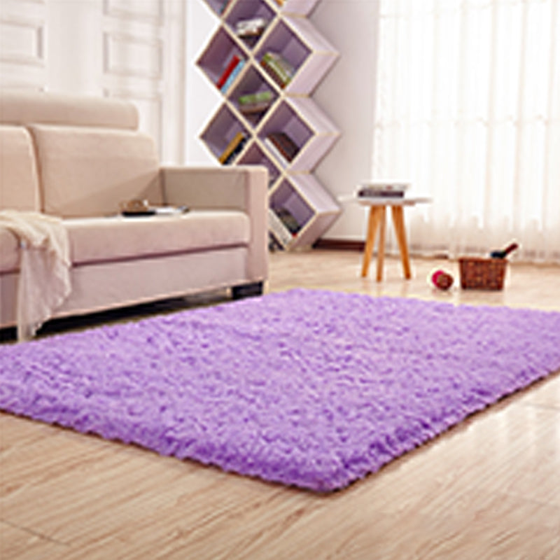 Minimalistischer Rug Multi-Farb-Kunstfell-Innenteppichmaschine Waschbarer Anti-Schlupf-Teppich für Wohnzimmer