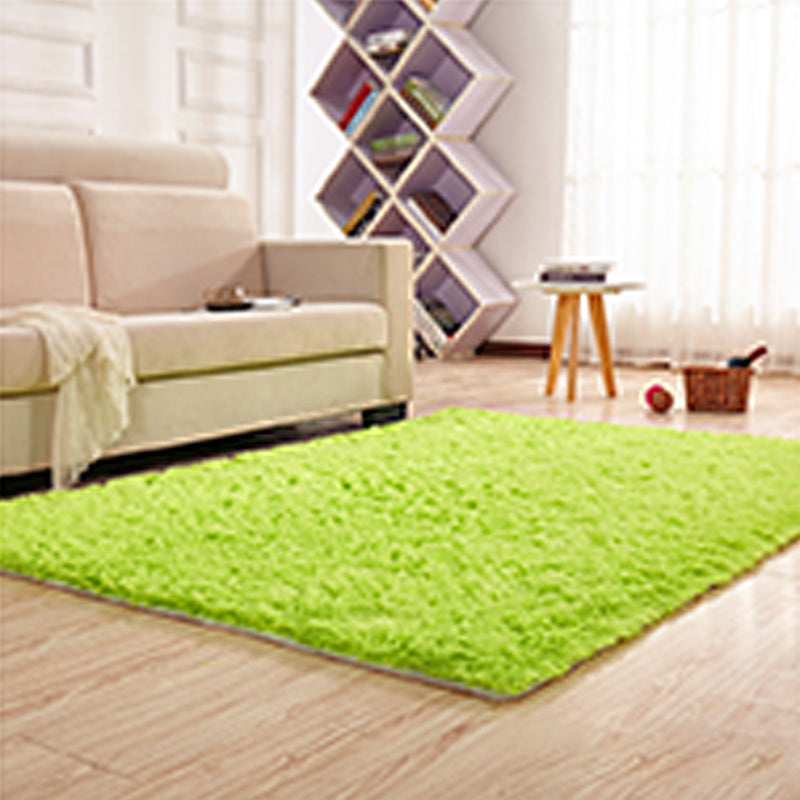 Minimalistischer Rug Multi-Farb-Kunstfell-Innenteppichmaschine Waschbarer Anti-Schlupf-Teppich für Wohnzimmer