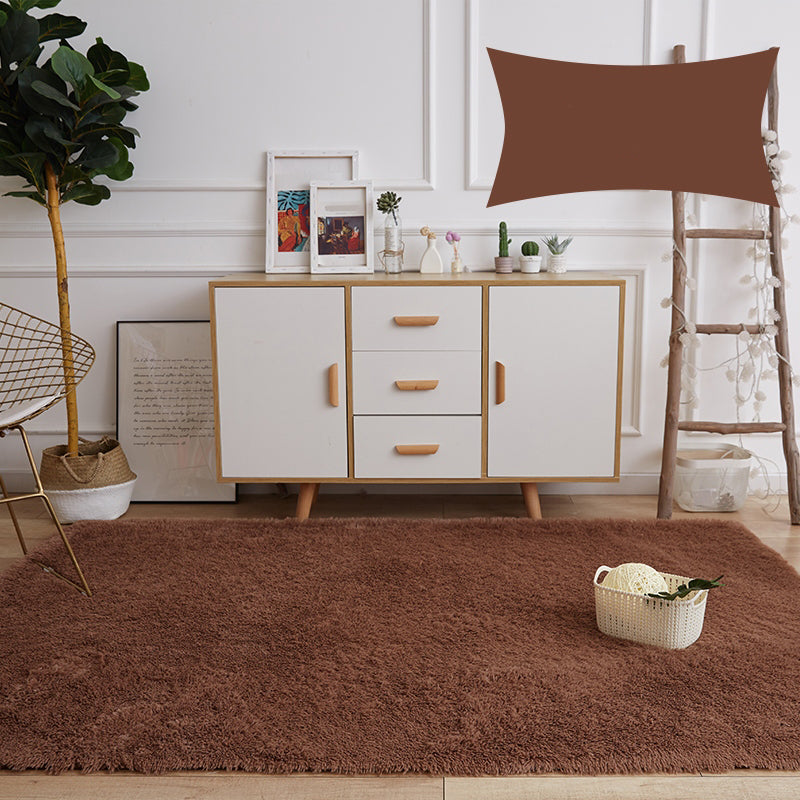 Comfort Decoratietapijt Meerkleurig effen tapijt Antislip achterkant Wasbaar binnentapijt