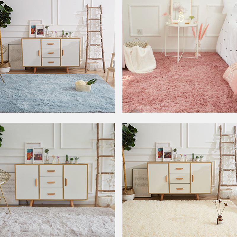 Comfort Decoratietapijt Meerkleurig effen tapijt Antislip achterkant Wasbaar binnentapijt