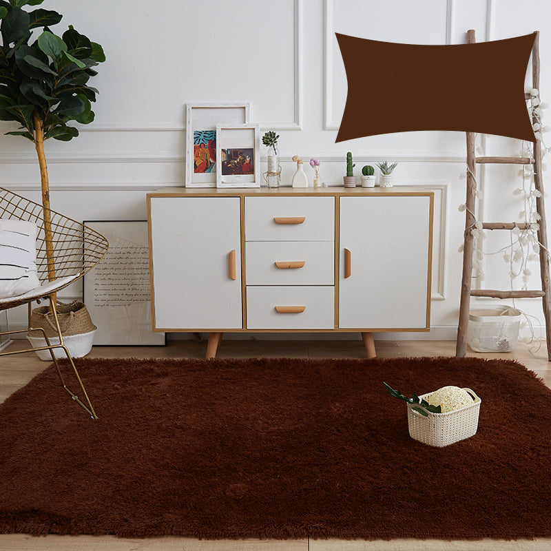Comfort Decoratietapijt Meerkleurig effen tapijt Antislip achterkant Wasbaar binnentapijt