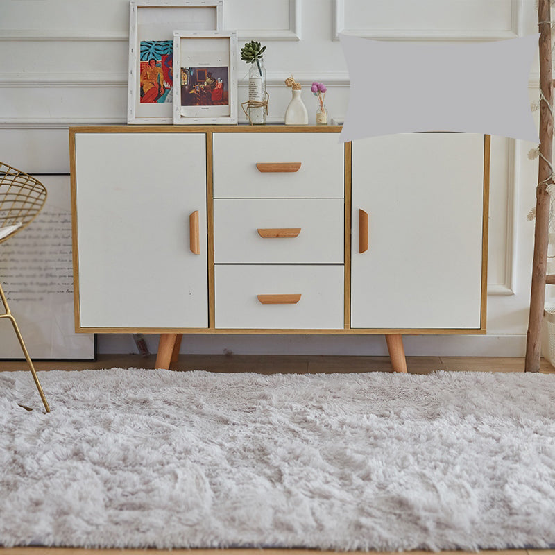 Comfort Decoratietapijt Meerkleurig effen tapijt Antislip achterkant Wasbaar binnentapijt