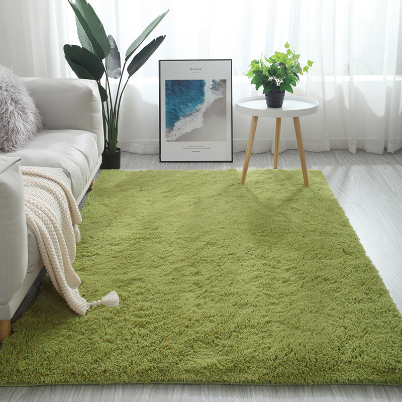 Meerkleurig decoratietapijt Scandinavisch effen binnentapijt Namaakbont Antislip achterkant Wasbaar tapijt