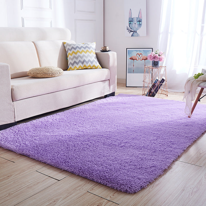 Tapijt met veelkleurige strepenprint, kunstwol, relaxruimtetapijt, antislip, diervriendelijk tapijt voor decoratie