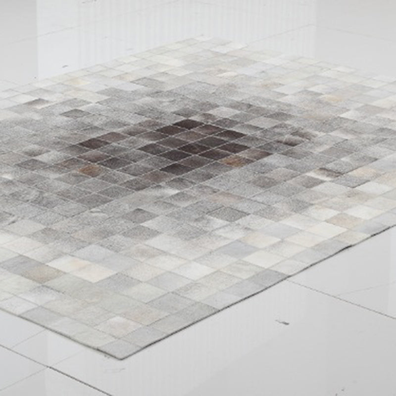 Glam Home Decoration Rug Multi Color Geo Patterned Area Carpet Cowhide Pet Friendly Stain-Resistant Rug