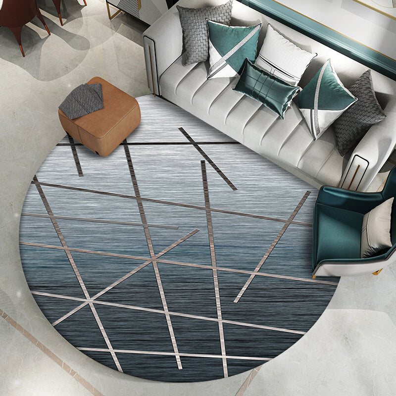 Tapis à motifs géo à la mode