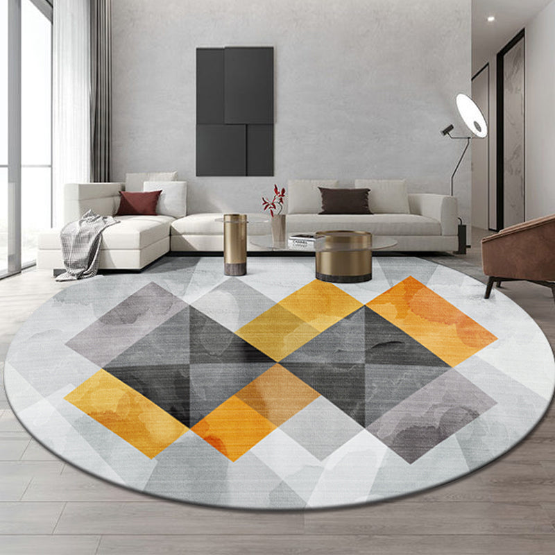 Tapis à motifs géo à la mode