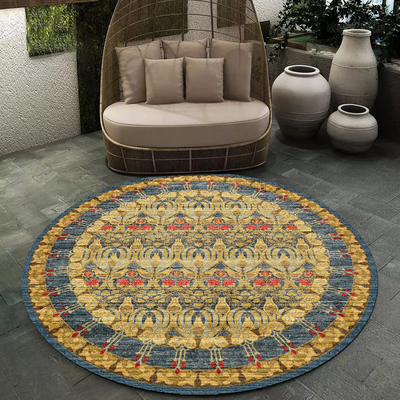 Alfombra múltiple de color múltiple Polyster suroeste estampado alfombra de interiores