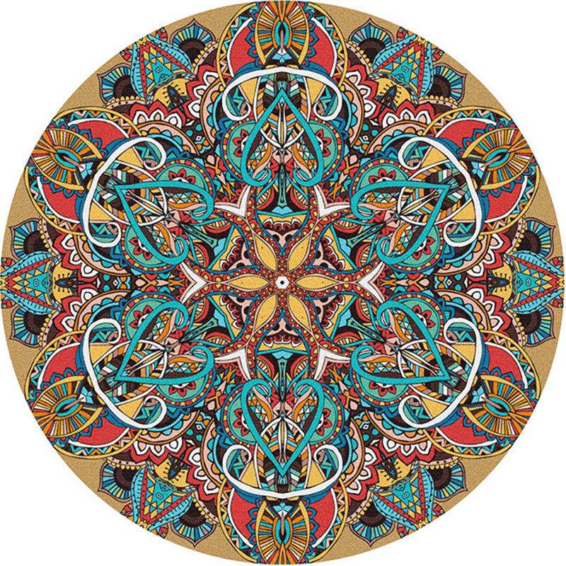 Alfombra múltiple de color múltiple Polyster suroeste estampado alfombra de interiores