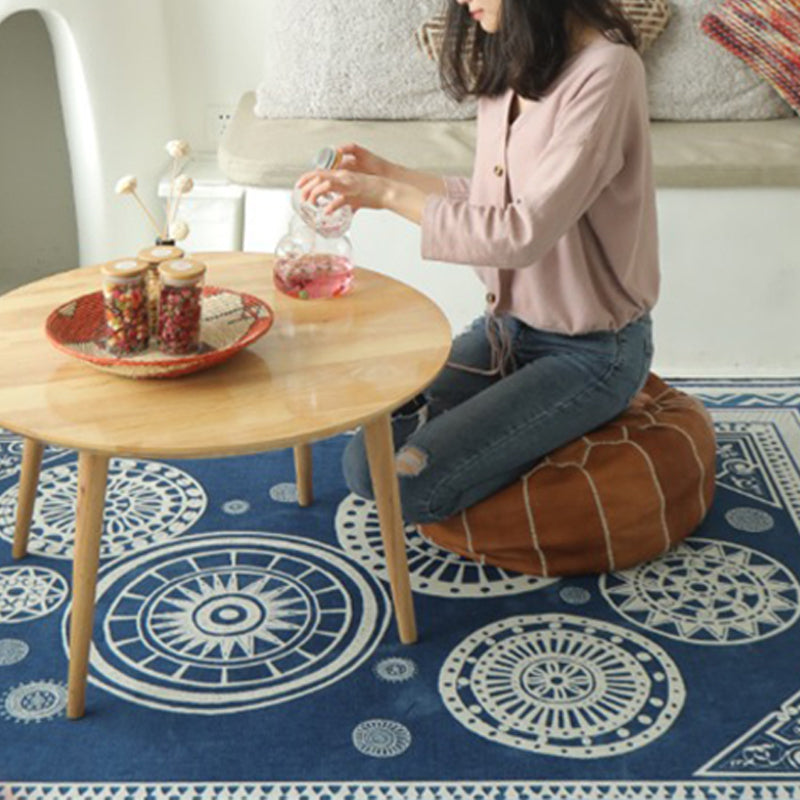 Alfombra geométrica impresa geométrica Polyster alfombra de alfombra múltiple anti-slip alfombra lavable para decoración del hogar