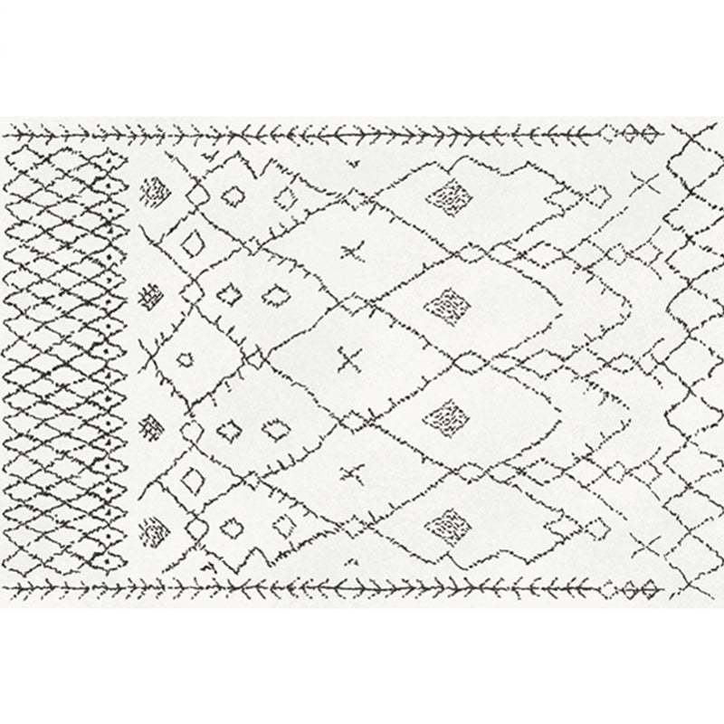 Trendy Decoration Teppich Mehrfachfarbener Geo-gemusterter Bereich Teppichpolyster Anti-Rutsch-Schlupf Easy Care Waschable Der Teppich